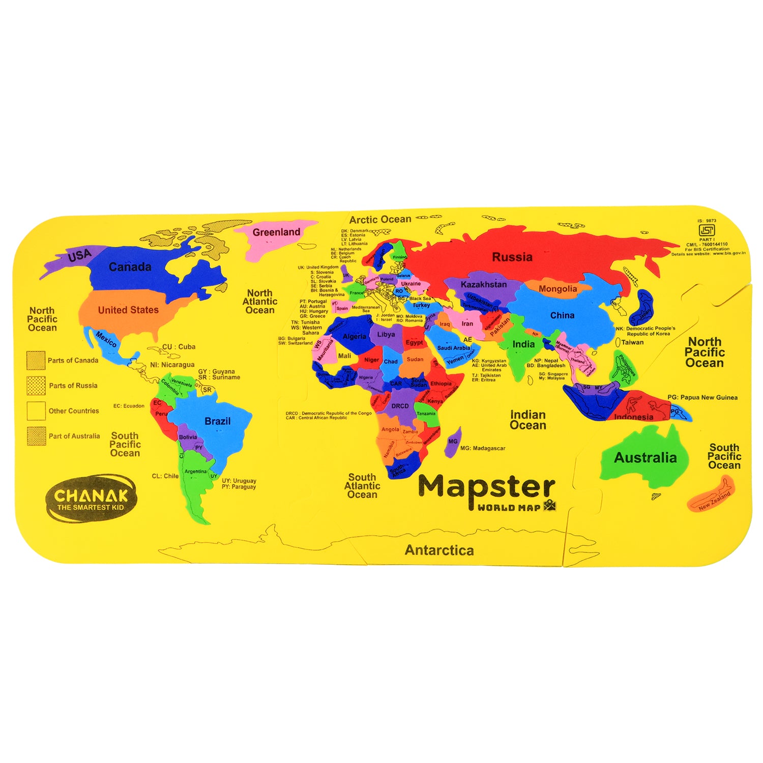 Aditi Mapster World Map Eva Foam Puzzle Set Aditi Mapster World Map Eva Foam Puzzle Set